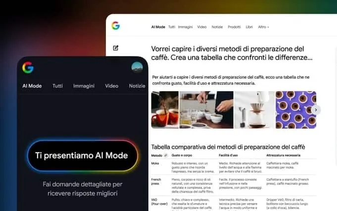 Arriva in Italia l'AI Mode di Google: Come cambia la ricerca con l'intelligenza artificiale