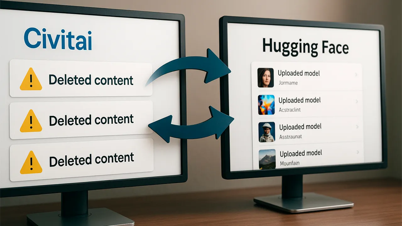 Hugging Face accoglie modelli AI rimossi da Civitai