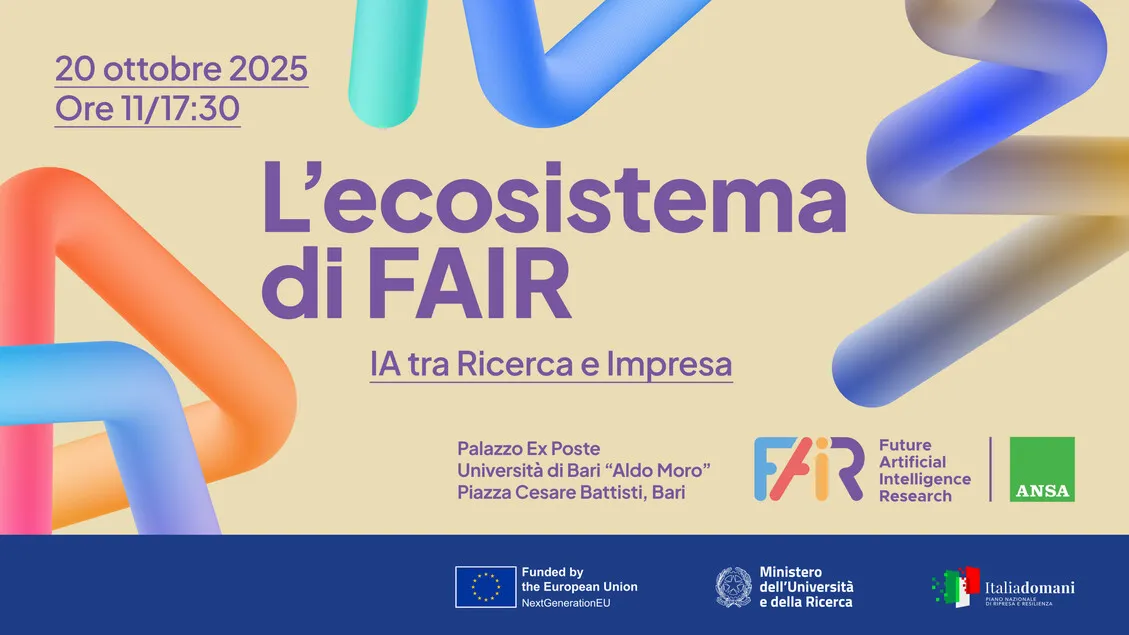 Bari al centro dell’innovazione: l’evento Fair porta l’intelligenza artificiale nel Sud Italia