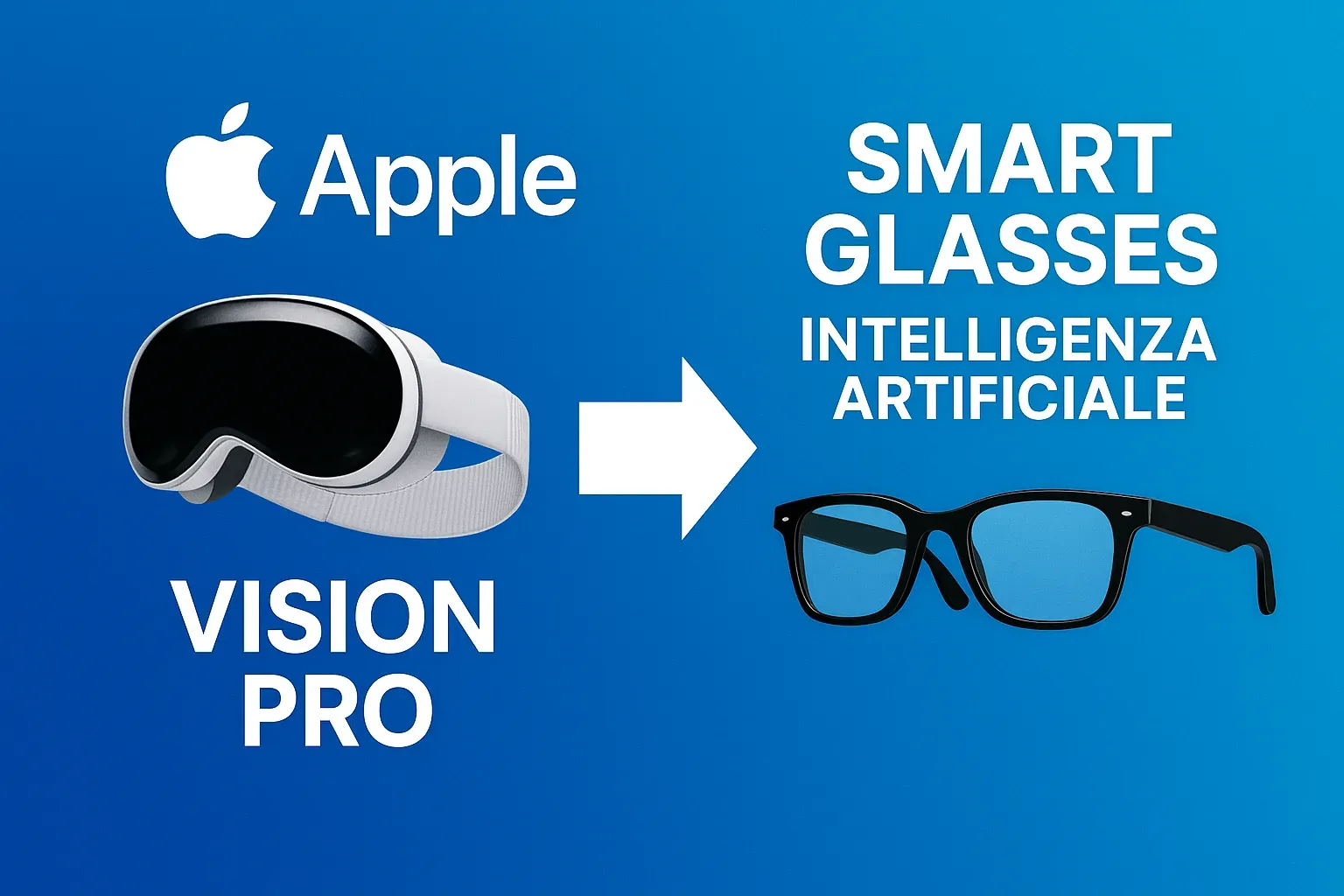 Apple rivoluziona la sua strategia: stop ai visori VR, obiettivo sugli occhiali smart del futuro
