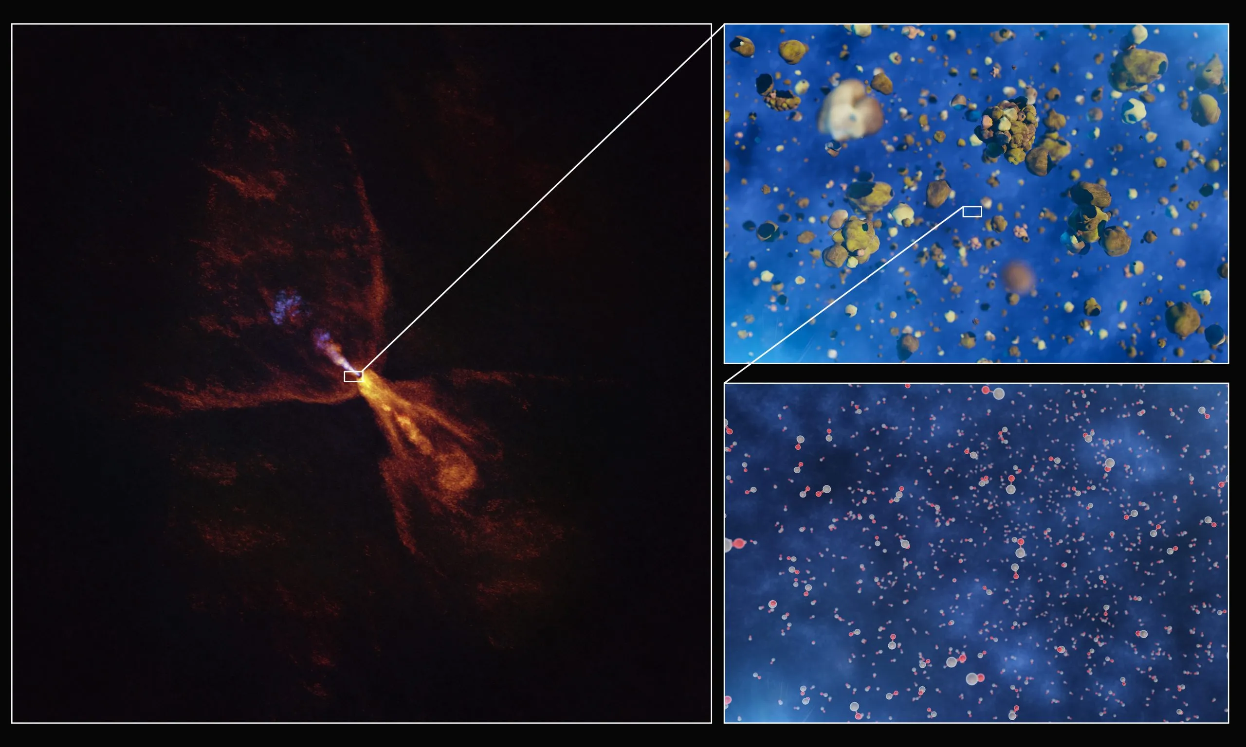 HOPS-315: un nuovo sistema solare scoperto da ALMA e JWST