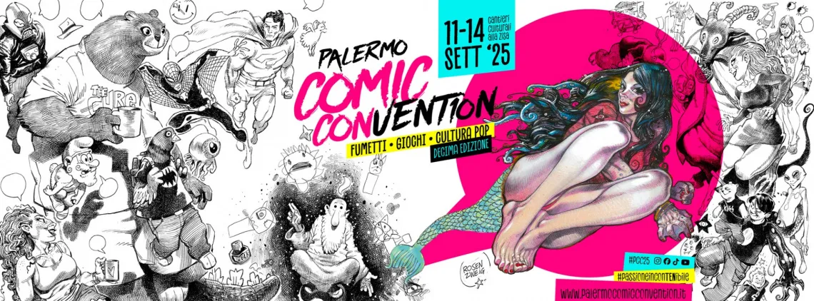 Palermo Comic Convention 2025: la decima edizione esplora il gaming didattico e le sfide della cultura digitale