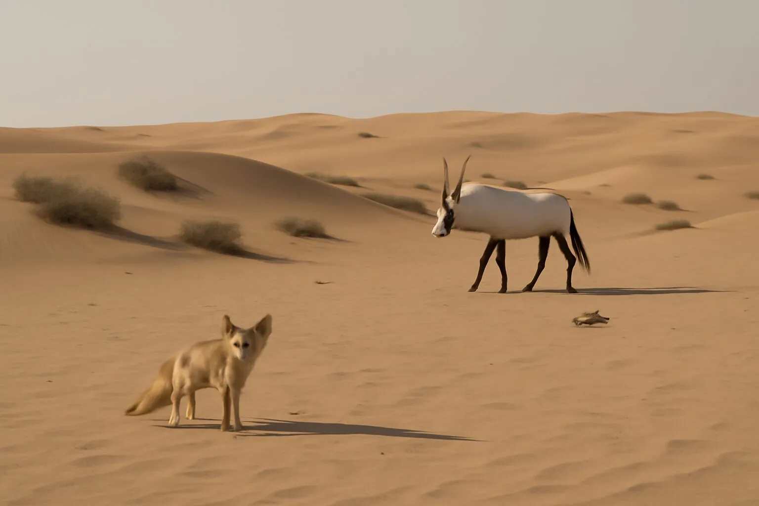 L’aumento delle temperature spinge al limite i mammiferi del deserto: allarme per la biodiversità nella penisola arabica