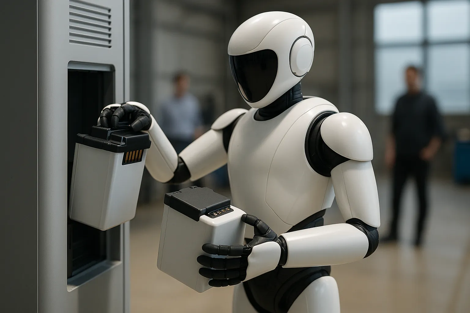 Walker S2 rivoluziona la robotica con il cambio batteria autonomo