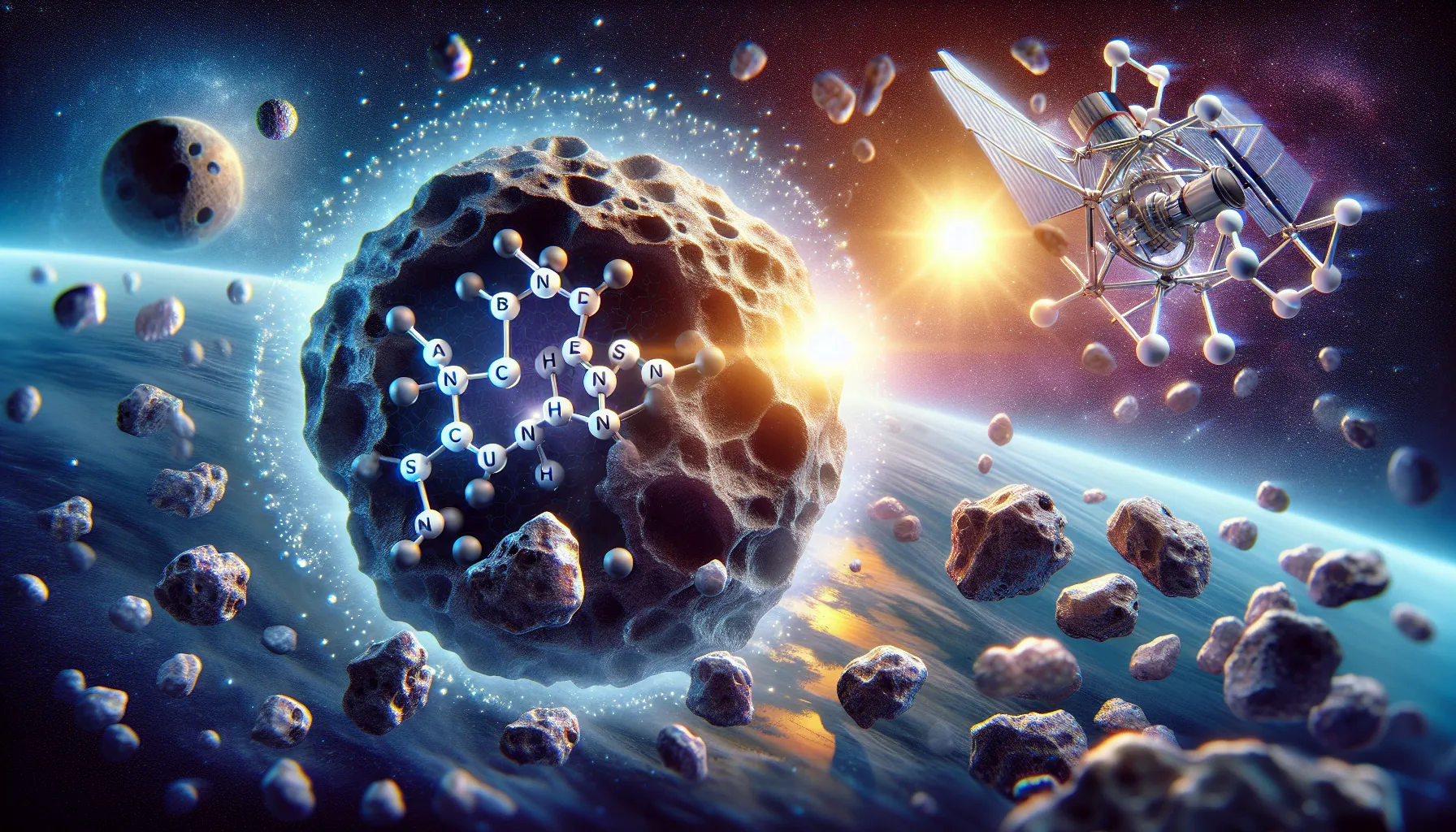 Aminoacidi dall’asteroide Bennu: le molecole della vita hanno 4,6 miliardi di anni