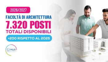 Architettura, definiti i posti 2026/2027: sono 7230, le prove selettive entro il 30 settembre
