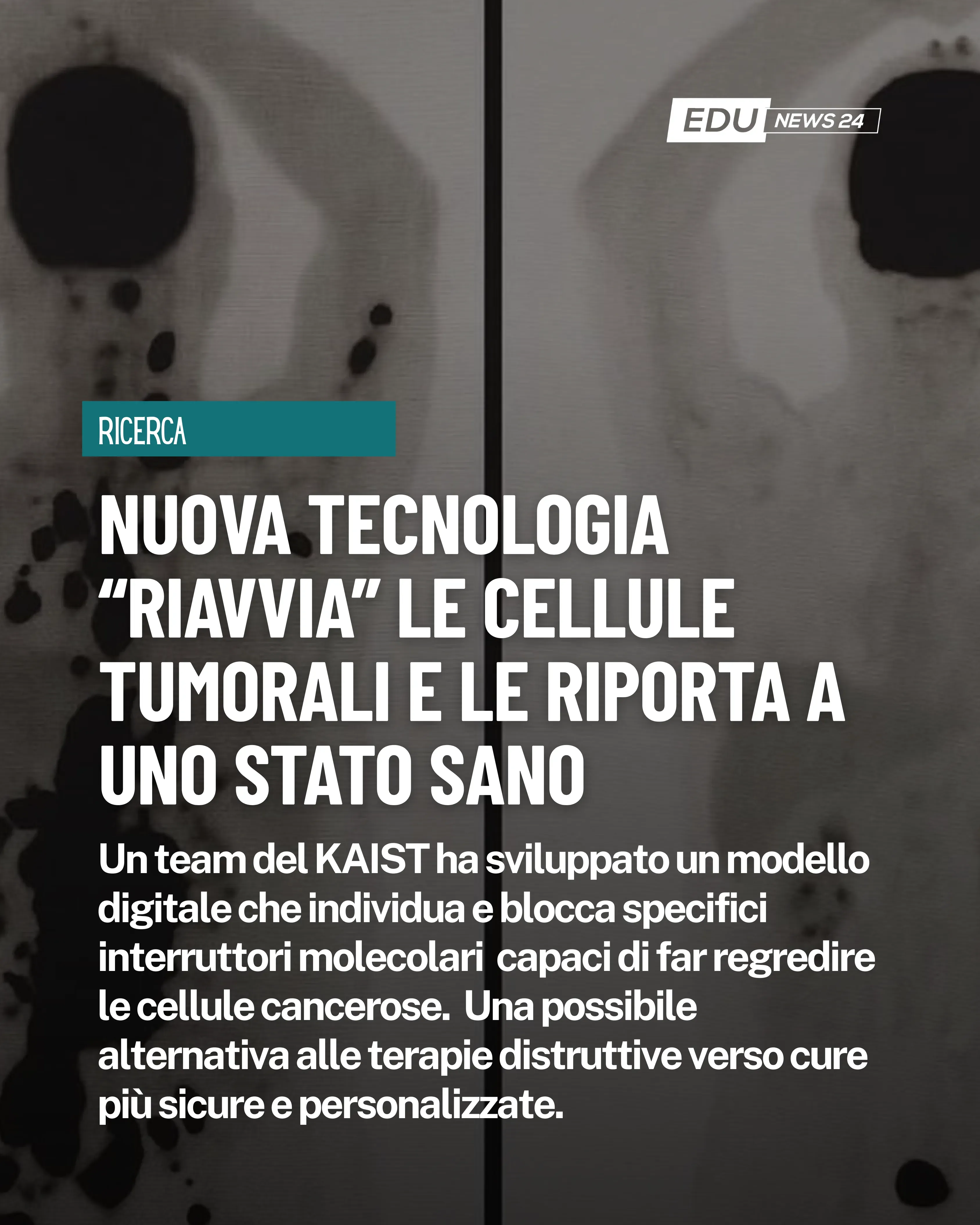 Rivoluzione nella lotta ai tumori: la riprogrammazione cellulare apre nuovi scenari nella cura del cancro