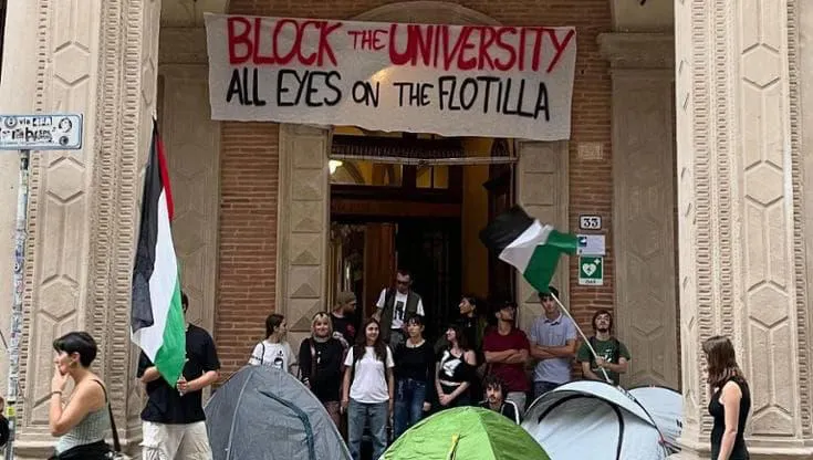 Studenti interrompono lezioni in atenei per raccontare Flotilla