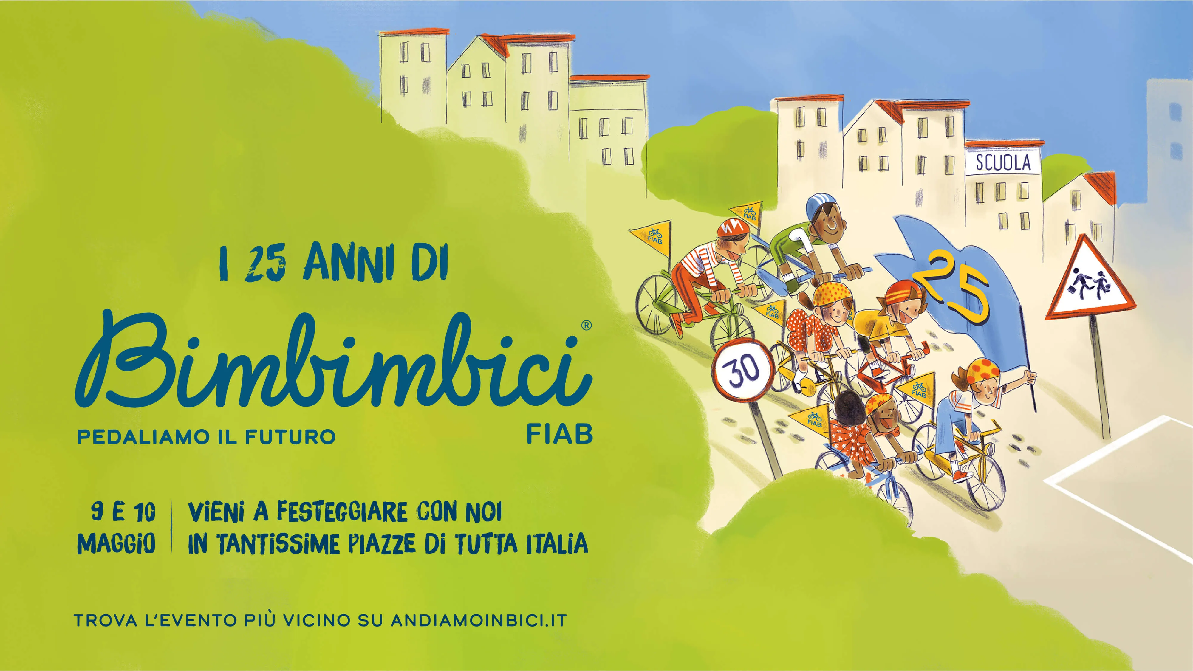 Bimbimbici compie 25 anni: la pedalata nazionale torna il 9-10 maggio