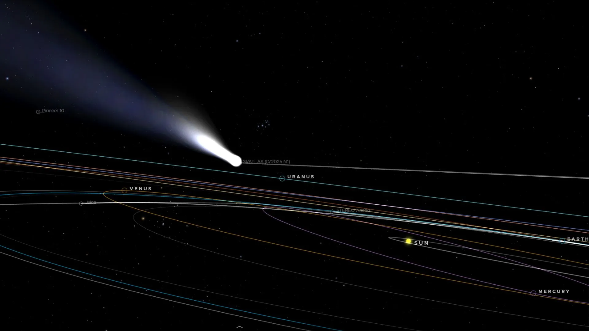 Cometa 3I/Atlas piu' vecchia del Sole: cianuro e deuterio d'accordo