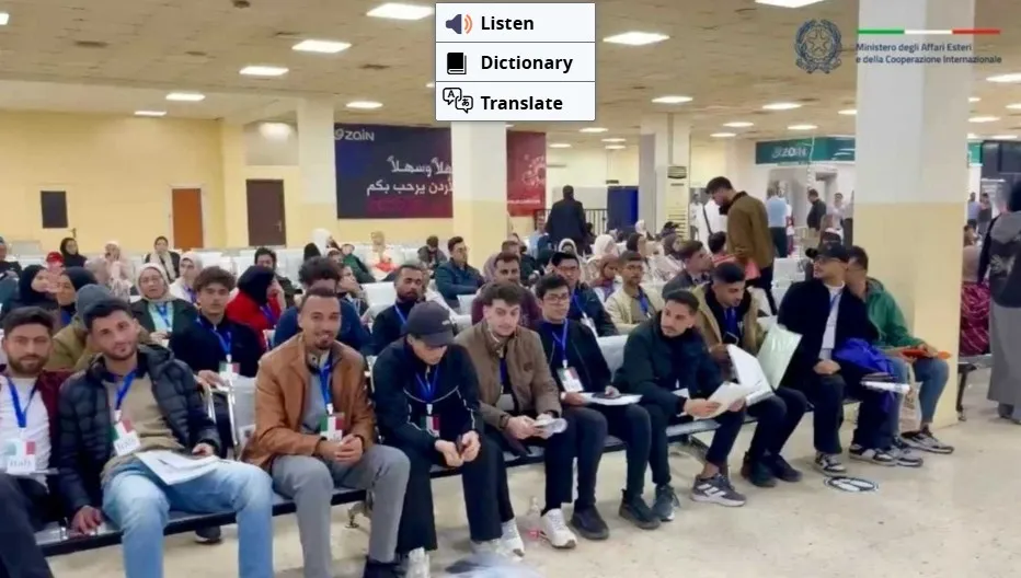 Da Gaza altri 72 studenti universitari palestinesi arrivati in Italia, l'accoglienza della ministra Bernini