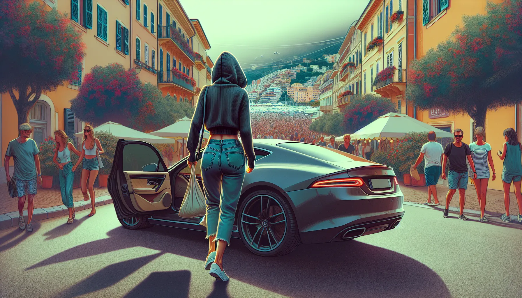 Elettra Lamborghini fugge da Sanremo per i festini bilaterali: “Vado a Monte Carlo a dormire”