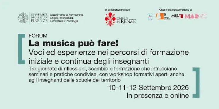 Forum di Firenze sulla musica: cosa manca nella scuola primaria