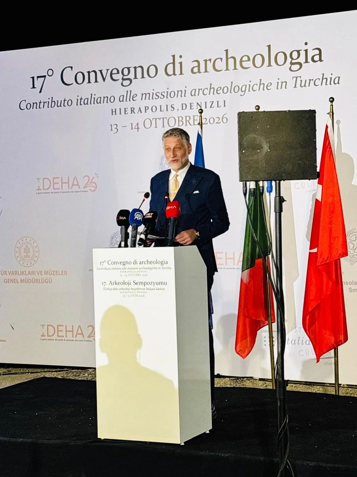 Giuli a Hierapolis per il XVII convegno delle missioni italo-turche