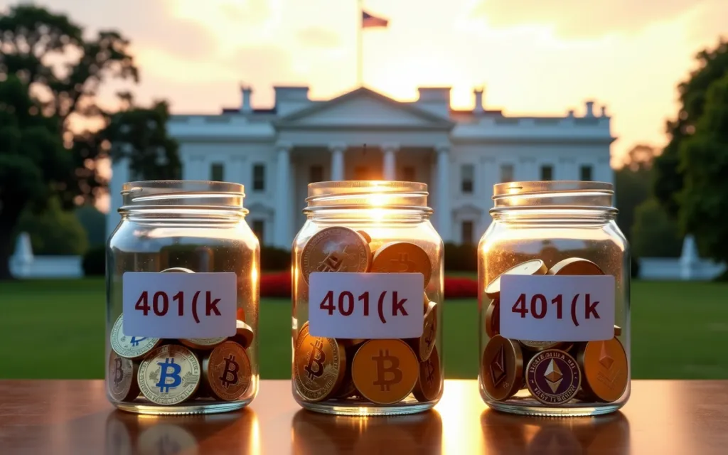Rivoluzione nei Piani Pensionistici USA: Criptovalute Amano Posto Nei 401(k) Con Nuovo Ordine Esecutivo di Trump