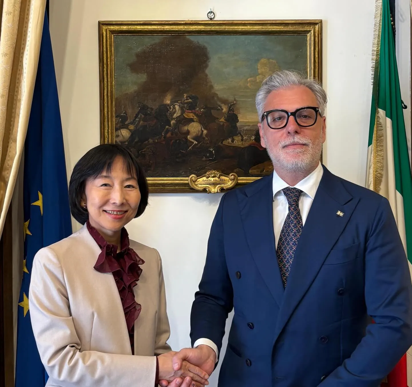 Italia e Giappone, 160 anni di diplomazia: Mollicone riceve l'ambasciatore Ono alla Camera