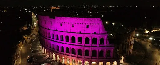 Il Colosseo si veste di rosa per la salute femminile: bilancio dell’evento di prevenzione tumore seno promosso da MiC e Komen Italia
