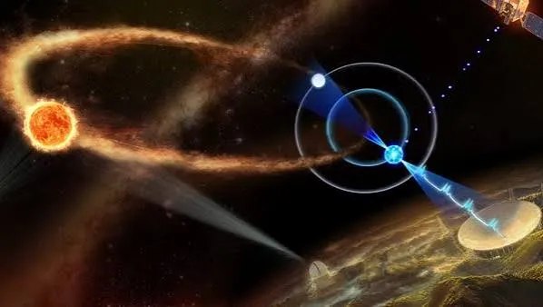 La pulsar J0435+3233 è l'unico sistema triplo con una stella ancora viva