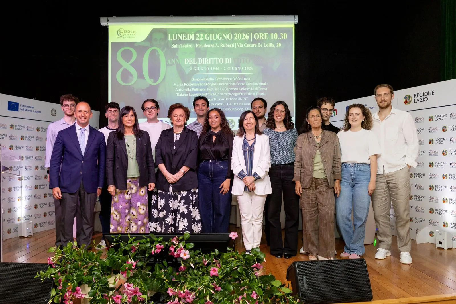 Ottant'anni dal voto alle donne: l'incontro DiSCo Lazio alla Ruberti
