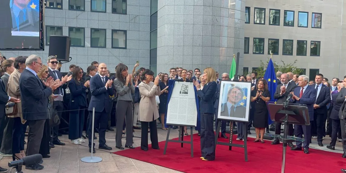 Palazzo Sassoli, terzo edificio del Parlamento europeo dedicato a un italiano, dopo De Gasperi e Spinelli