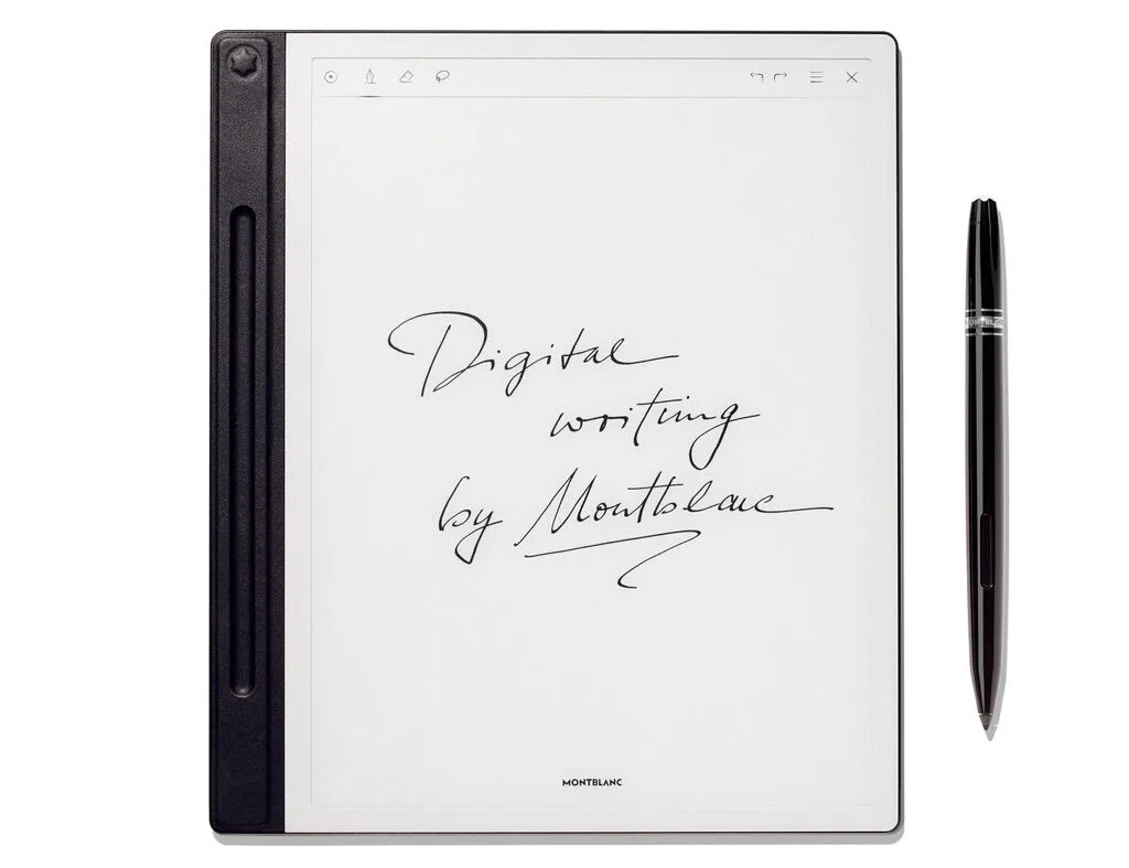 Montblanc Digital Paper: il taccuino di lusso che reinventa la scrittura elettronica