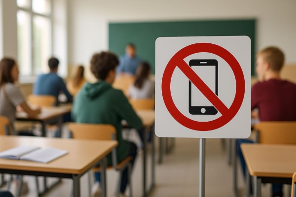Stop agli smartphone a scuola per gli under 14: la proposta Valditara convince nove Paesi europei