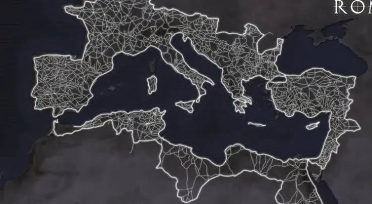 Strade romane: Roma è decentrata dai 299.171 km di Itiner-e