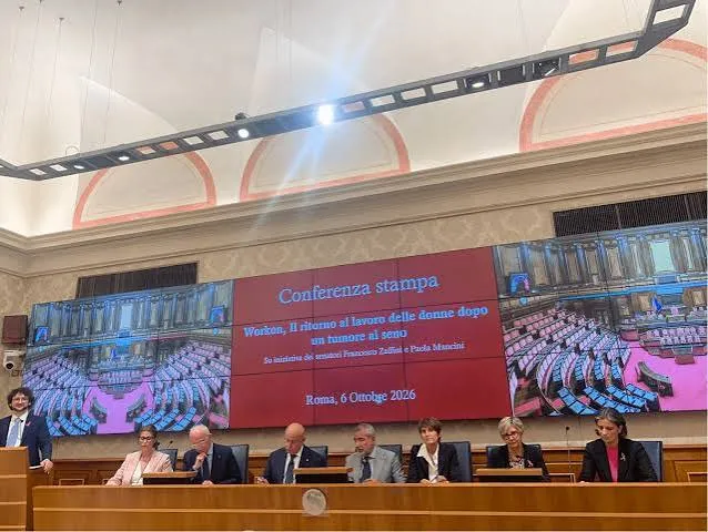 Workon al Senato: un consulente per il rientro dopo il tumore al seno