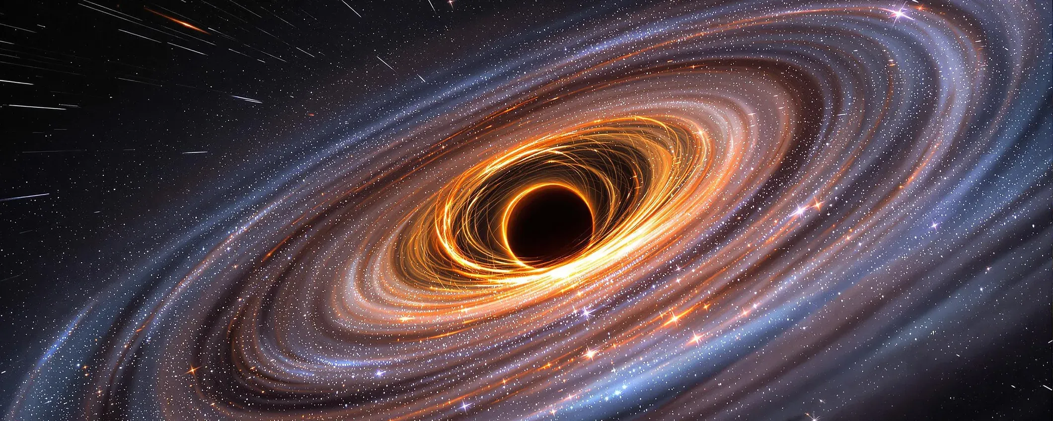 Le misteriose tracce del buco nero tra due galassie